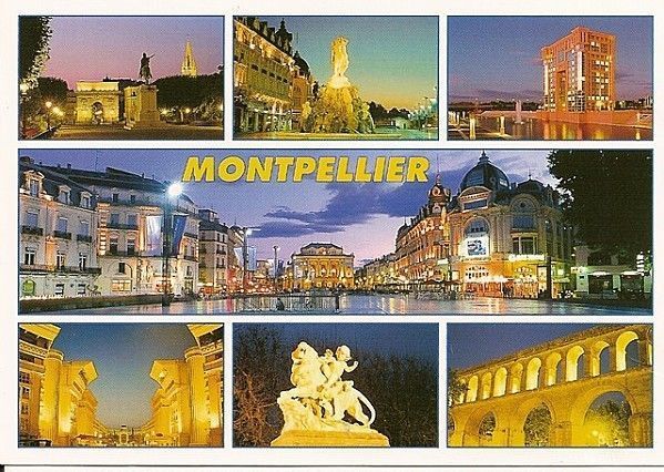 COUCOU,Aperçu de Montpellier/Carte Postale §