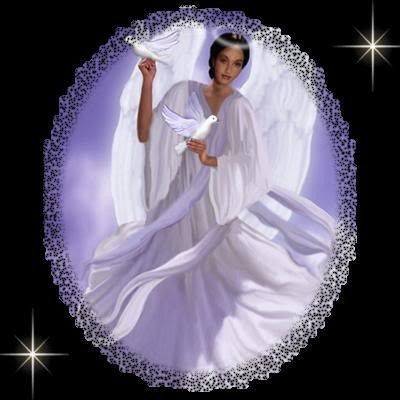 Bel ange § Femme en blanc / Une belle image. 