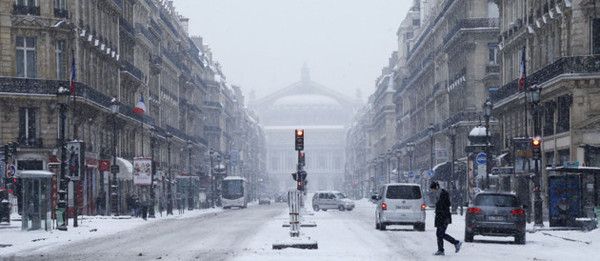 Quartier de l'Opéra/PARIS§Sous la neige,il y a 9 heures. 