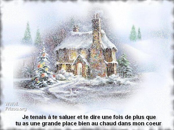 Une belle maison/Et paysage d'hiver § Musique d'hiver. 